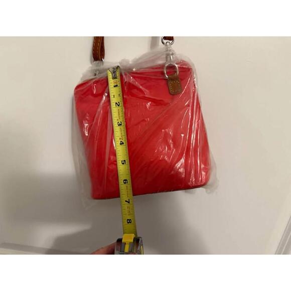 Genuine Red Leather Crossbody Purse – Made in Italy - Picture 3 of 5